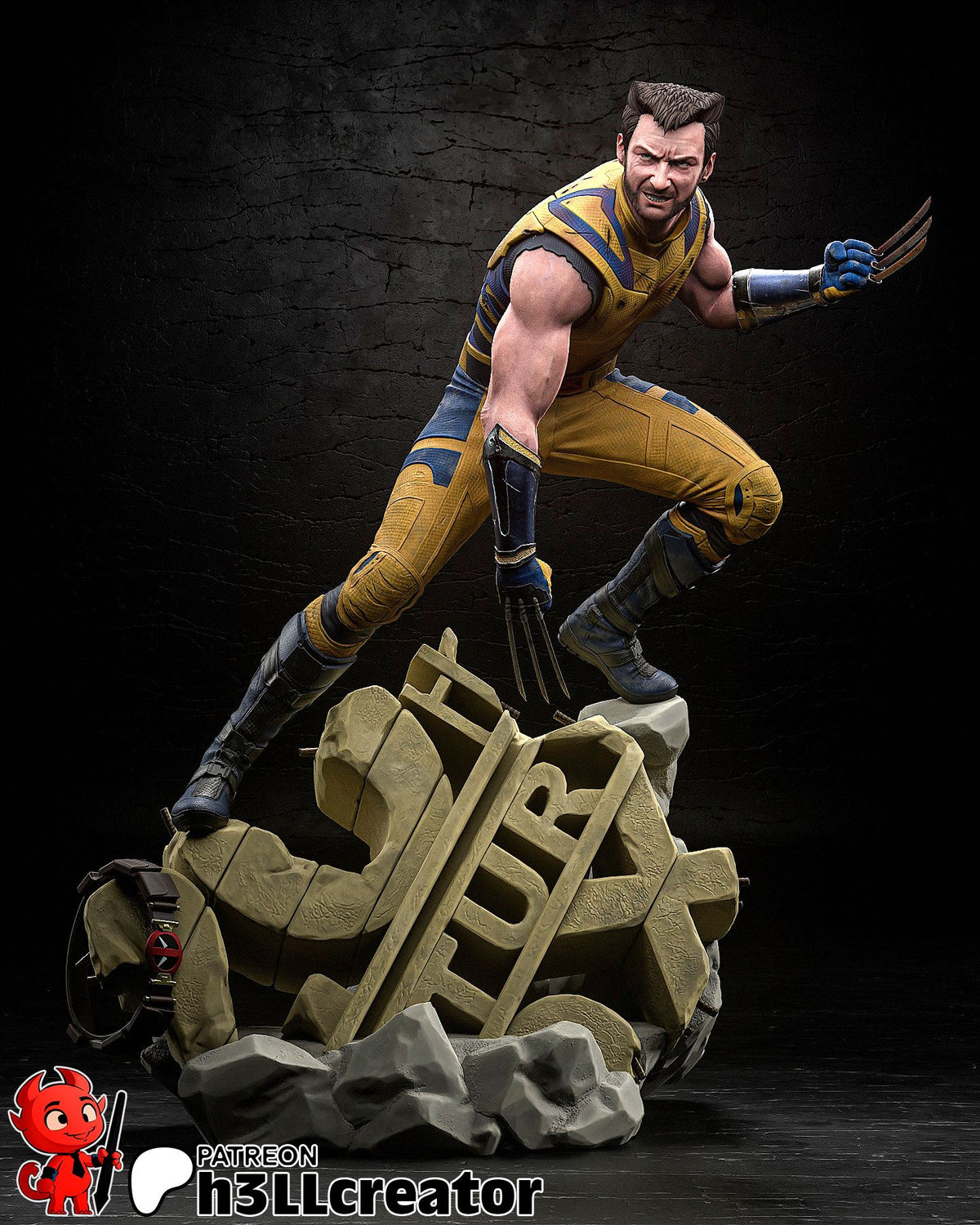 Wolverine - Highly Detailed Statue - Fanart