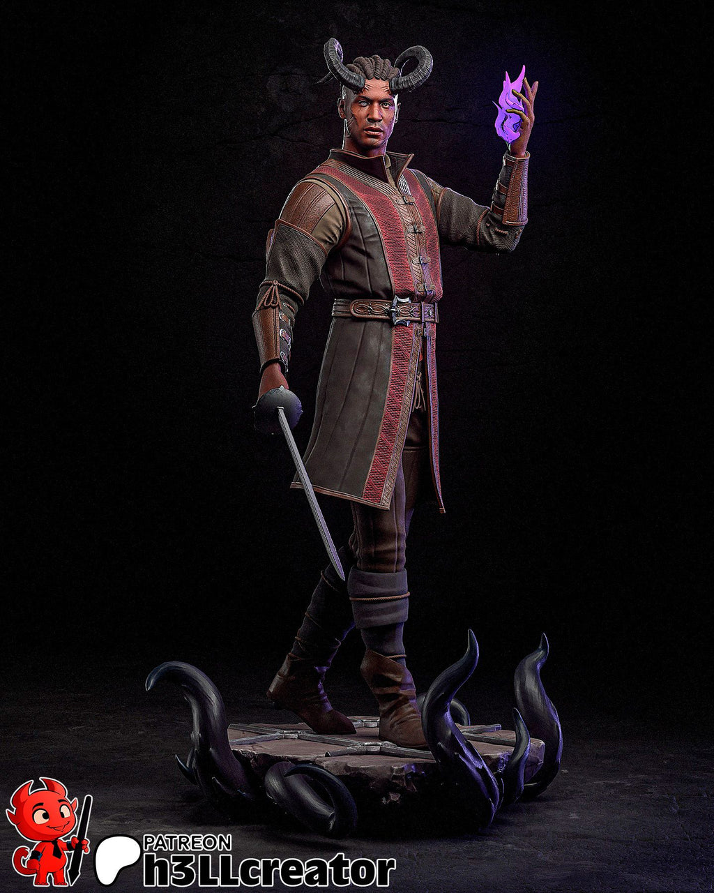 Wyll - Highly Detailed Statue - Fanart