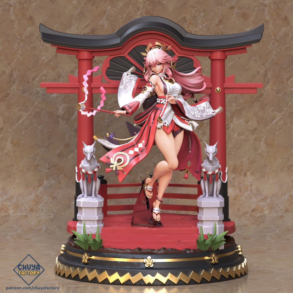 Yae Miko - Highly Detailed Statue - Fanart