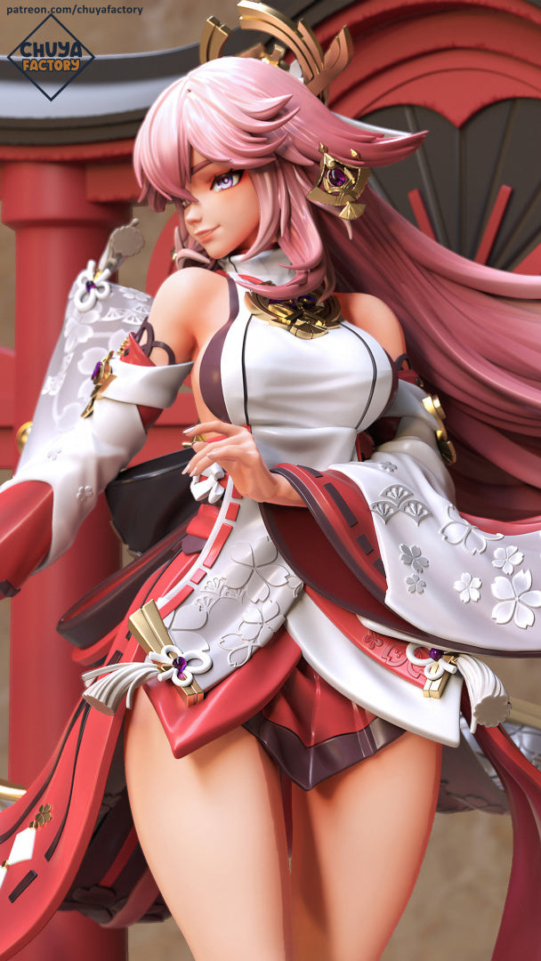 Yae Miko - Highly Detailed Statue - Fanart