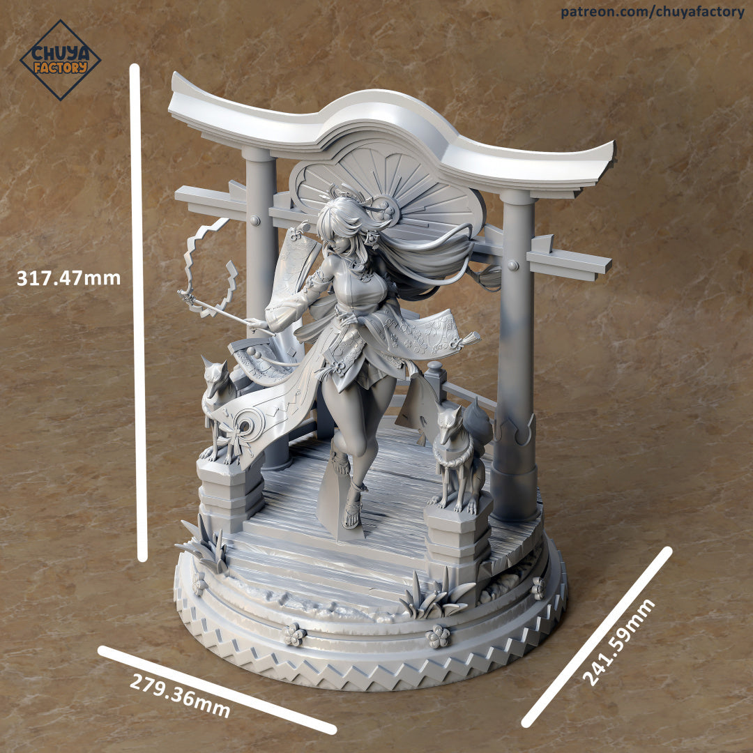 Yae Miko - Highly Detailed Statue - Fanart