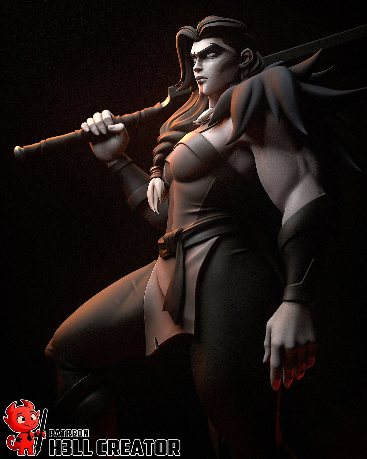 Yasha - Highly Detailed Statue - Fanart
