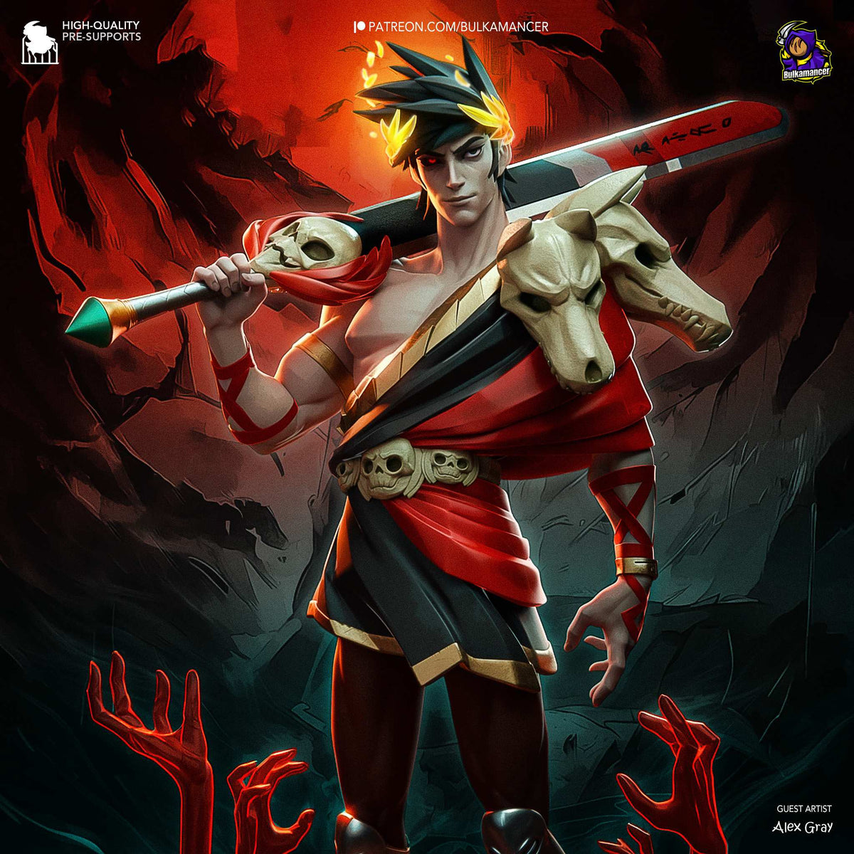 Zagreus - Highly Detailed Statue - Fanart