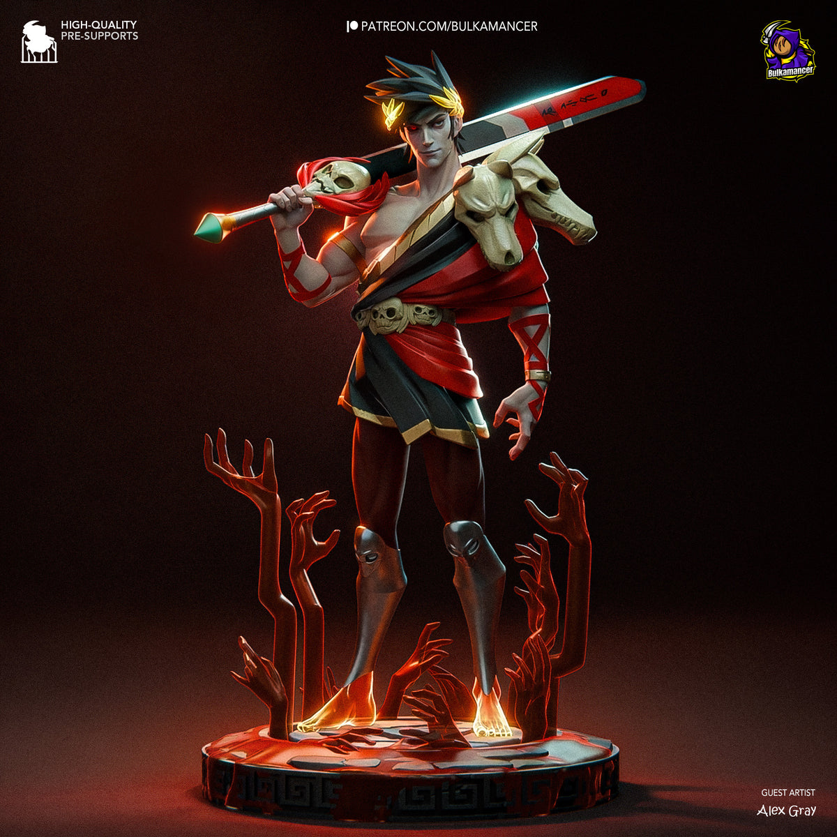 Zagreus - Highly Detailed Statue - Fanart