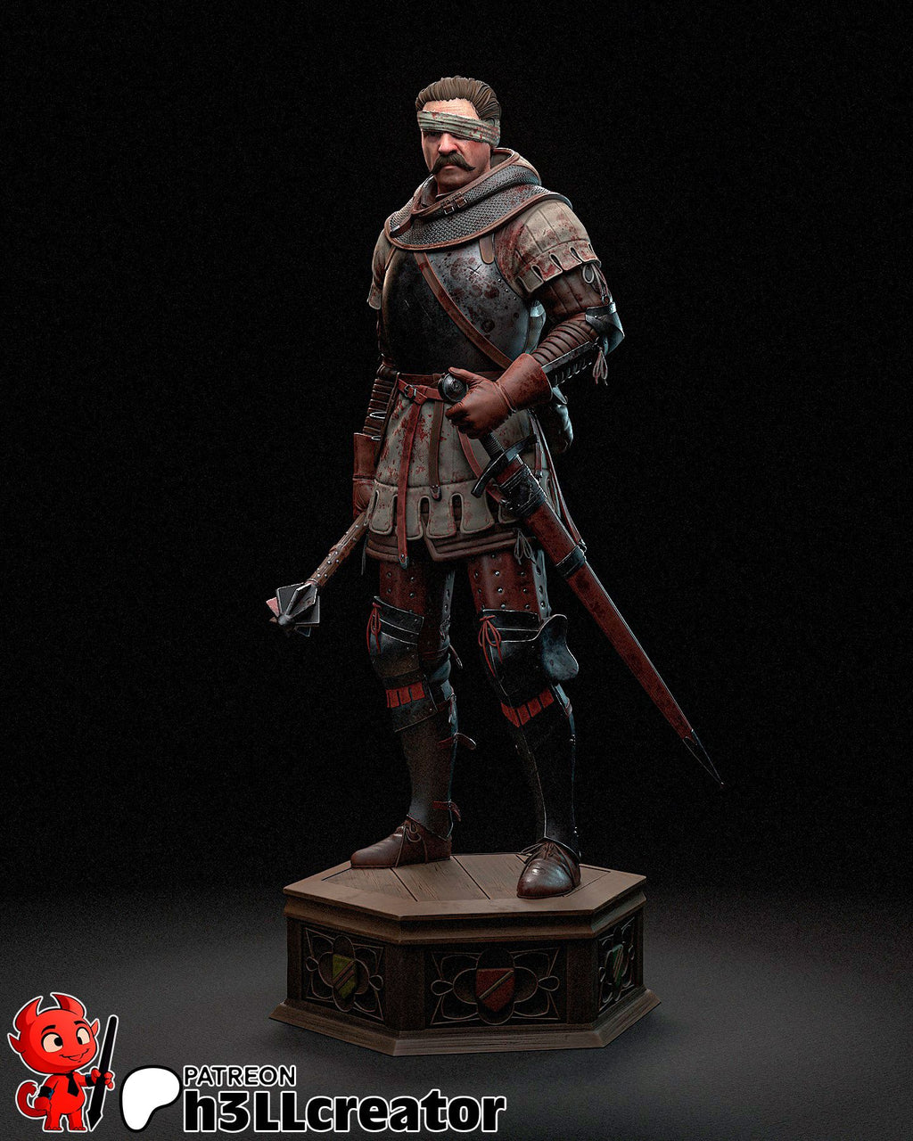 Zizka - Highly Detailed Statue - Fanart