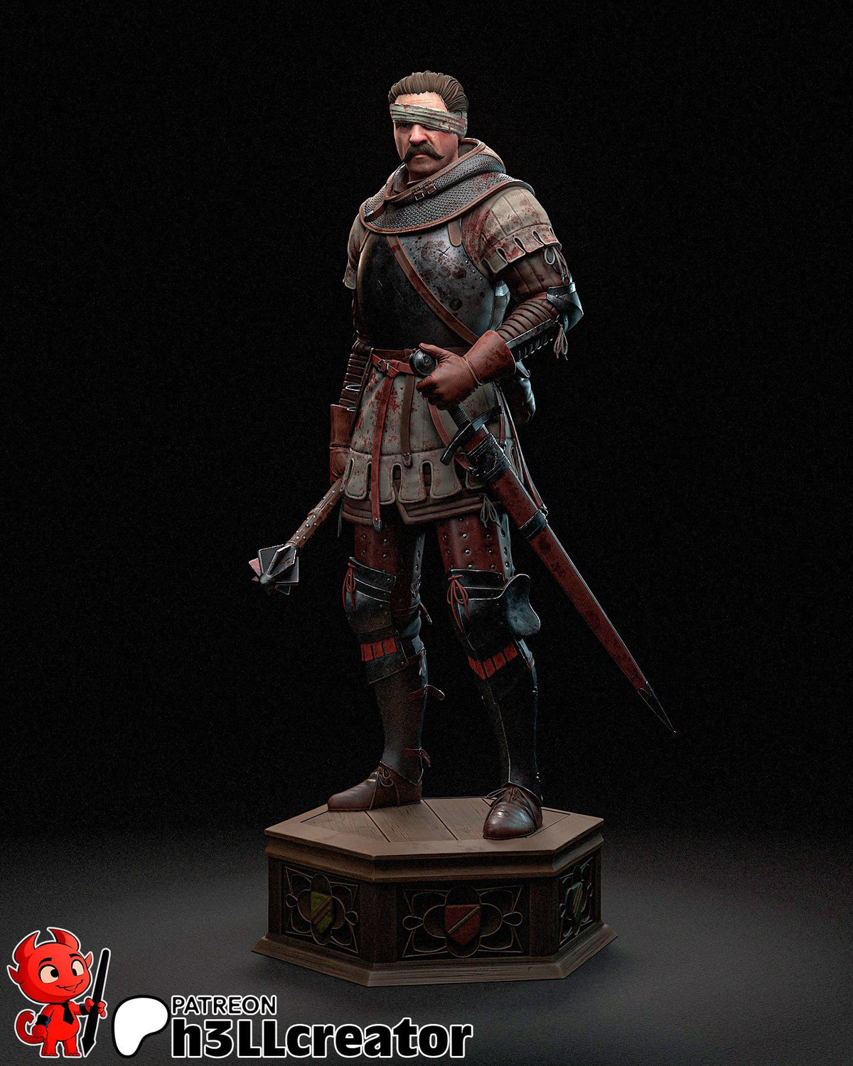 Zizka - Highly Detailed Statue - Fanart