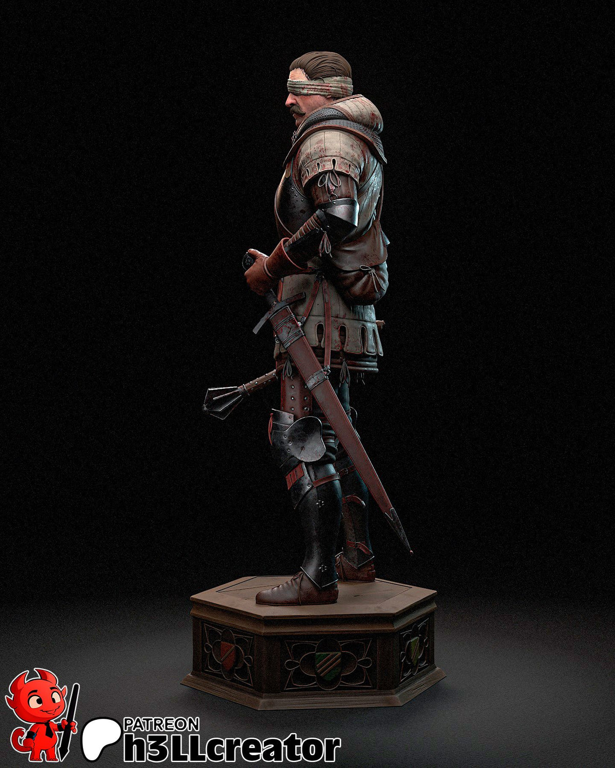 Zizka - Highly Detailed Statue - Fanart