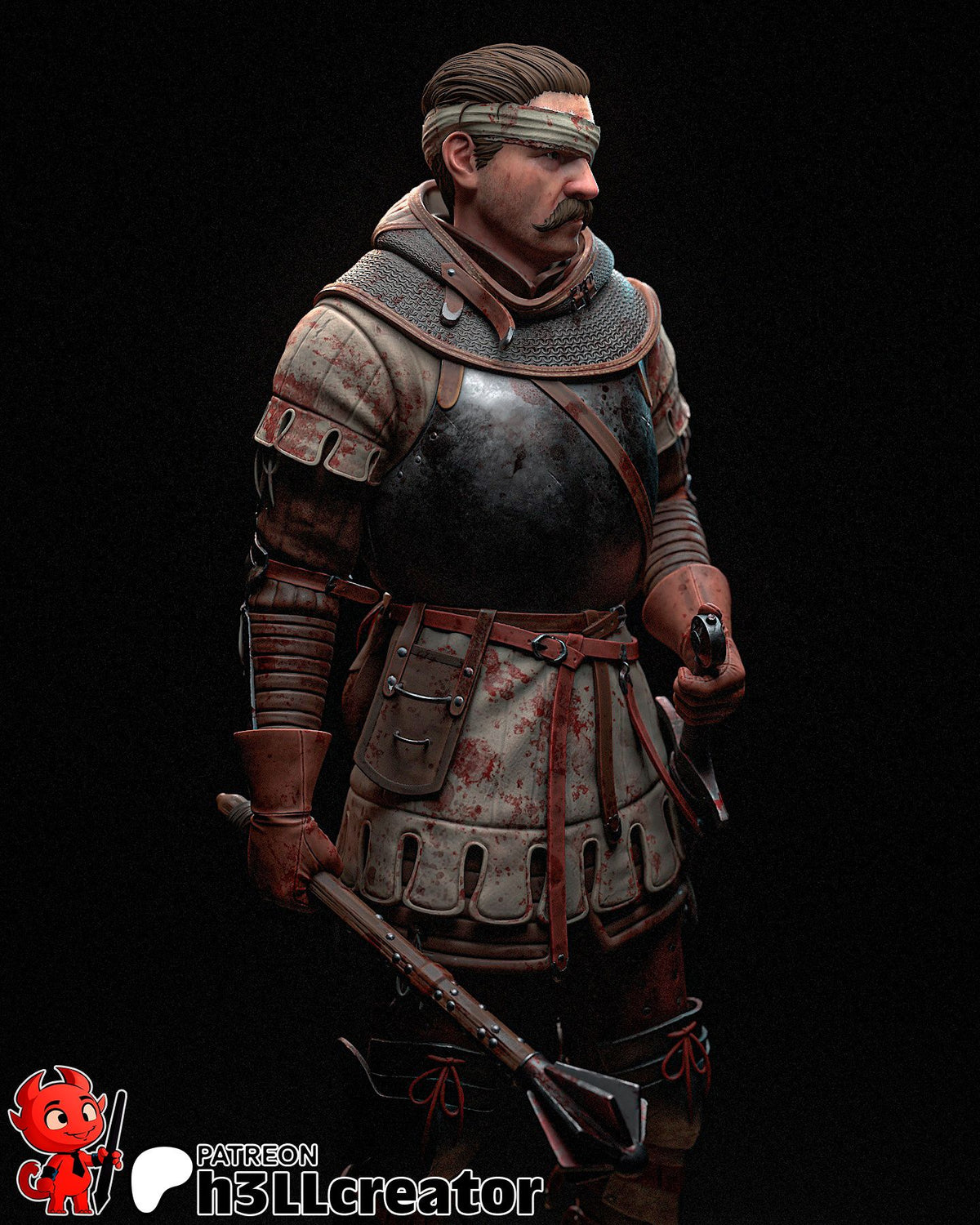 Zizka - Highly Detailed Statue - Fanart