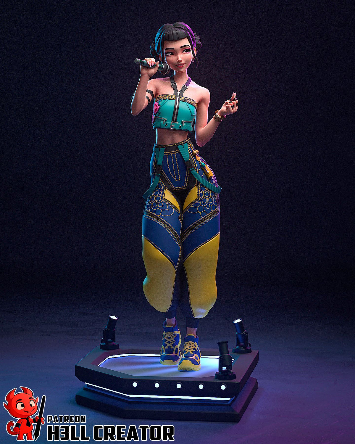 Zoey - Highly Detailed Statue - Fanart