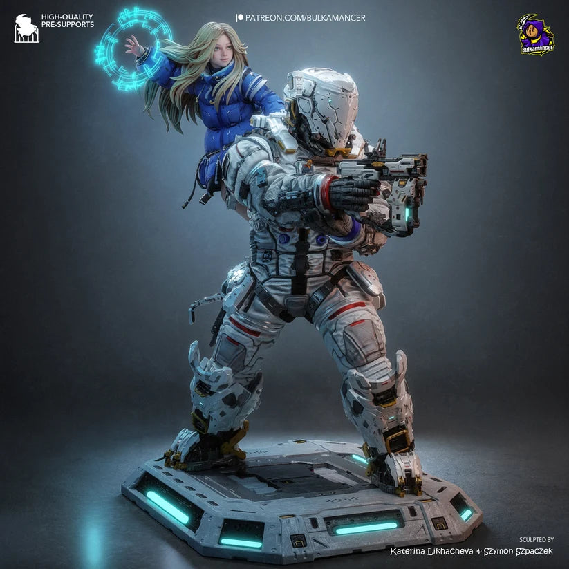 Pragmata - Highly Detailed Statue - Fanart