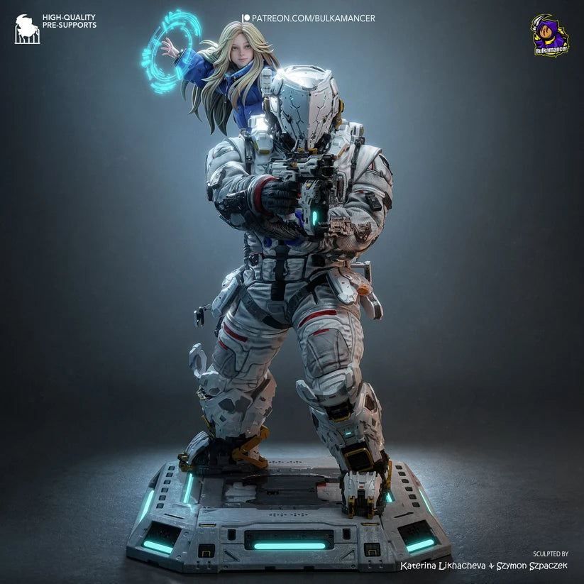 Pragmata - Highly Detailed Statue - Fanart